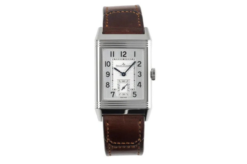 Jaeger LeCoultre Reverso steel manual winding men's watch Q3858522, 214.8.62 LP: 11400EUR [2400682]