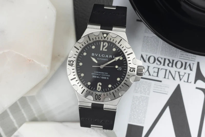 Bvlgari Diagono steel automatic men's watch SD 40 S [2400676]