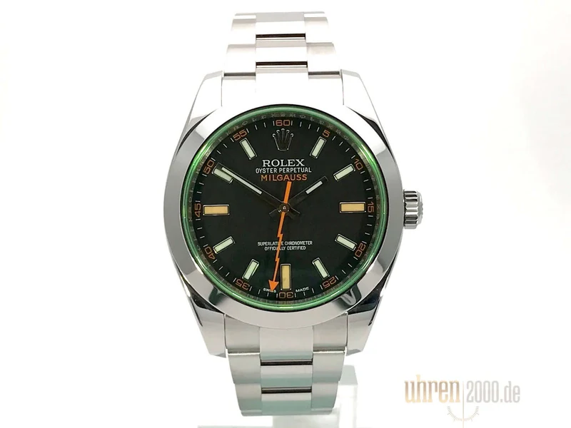 Rolex Oyster Perpetual Milgauss 116400GV LC100 aus 2016