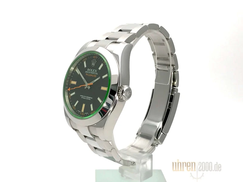 Rolex Oyster Perpetual Milgauss 116400GV LC100 aus 2016