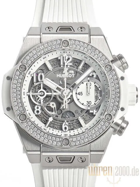 Hublot Big Bang Unico Titanium White Diamonds 42 441.NE.2010.RW.1104