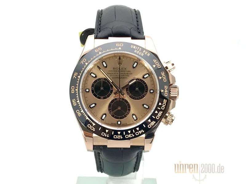 Rolex Cosmograph Daytona 116515LN Everrose-Gold Leder Pink aus 2016