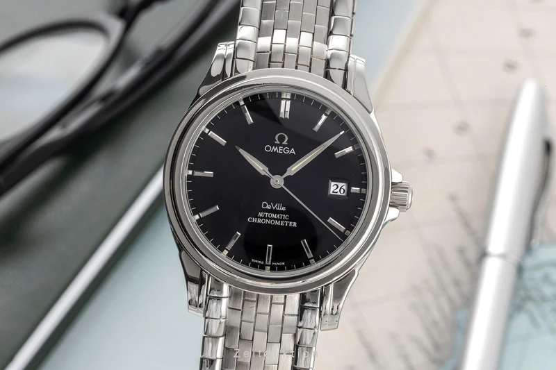 Omega De Ville steel automatic men's watch 168.1700, 4831.50.31 LP: 3200EUR [2305620]