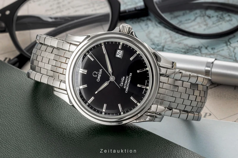 Omega De Ville steel automatic men's watch 168.1700, 4831.50.31 LP: 3200EUR [2305620]