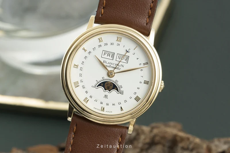 Blancpain Villeret 18 ct gold automatic men's watch 6595-1418-58 [2204530]