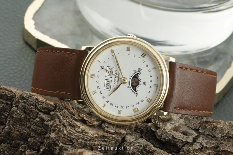 Blancpain Villeret 18 ct gold automatic men's watch 6595-1418-58 [2204530]