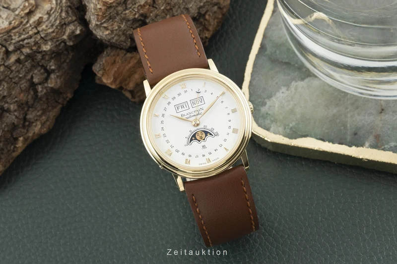 Blancpain Villeret 18 ct gold automatic men's watch 6595-1418-58 [2204530]