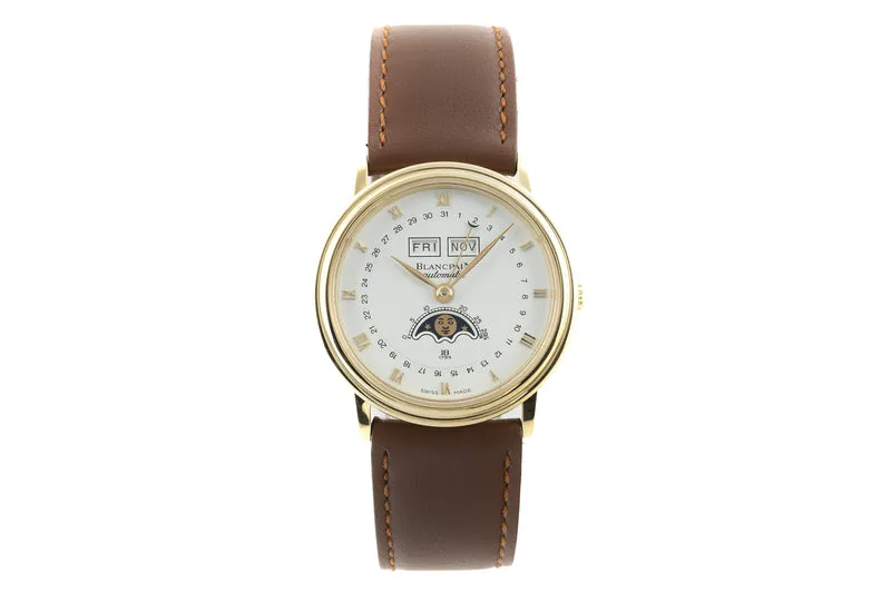 Blancpain Villeret 18 ct gold automatic men's watch 6595-1418-58 [2204530]