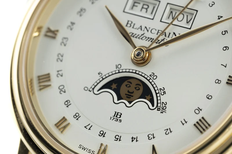 Blancpain Villeret 18 ct gold automatic men's watch 6595-1418-58 [2204530]