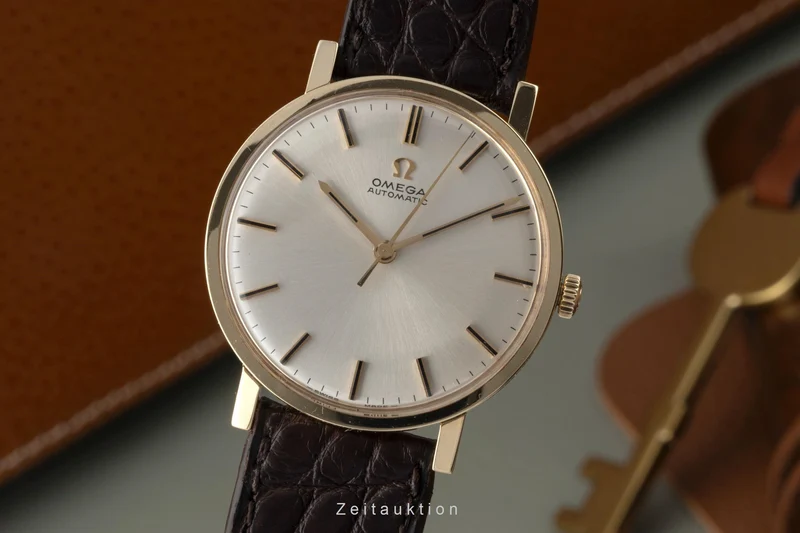 Omega Geneve 14 ct yellow gold automatic men's watch 161.009 Vintage [2305603]