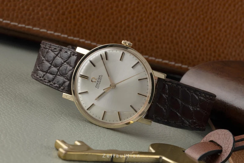 Omega Geneve 14 ct yellow gold automatic men's watch 161.009 Vintage [2305603]