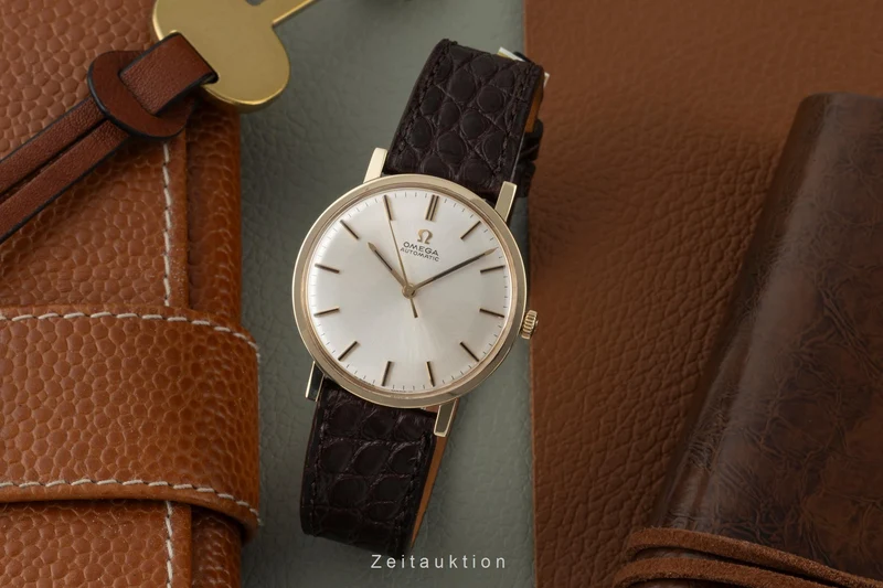 Omega Geneve 14 ct yellow gold automatic men's watch 161.009 Vintage [2305603]
