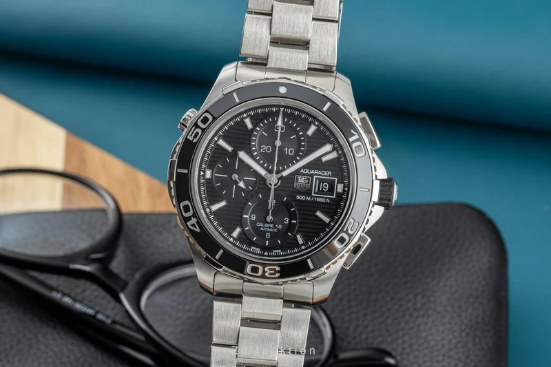 Tag Heuer Aquaracer chronograph steel automatic men's watch CAK2110/BA0833 [2204338]