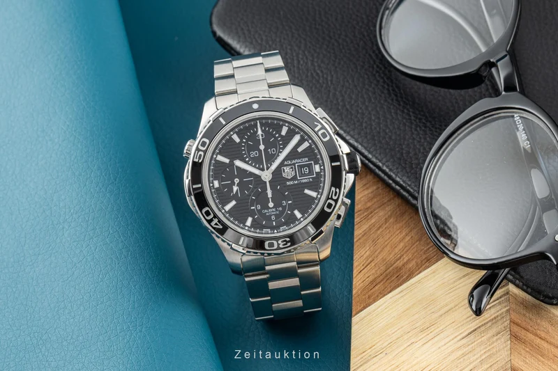 Tag Heuer Aquaracer chronograph steel automatic men's watch CAK2110/BA0833 [2204338]