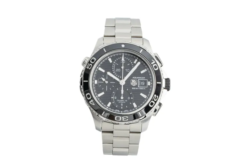 Tag Heuer Aquaracer chronograph steel automatic men's watch CAK2110/BA0833 [2204338]