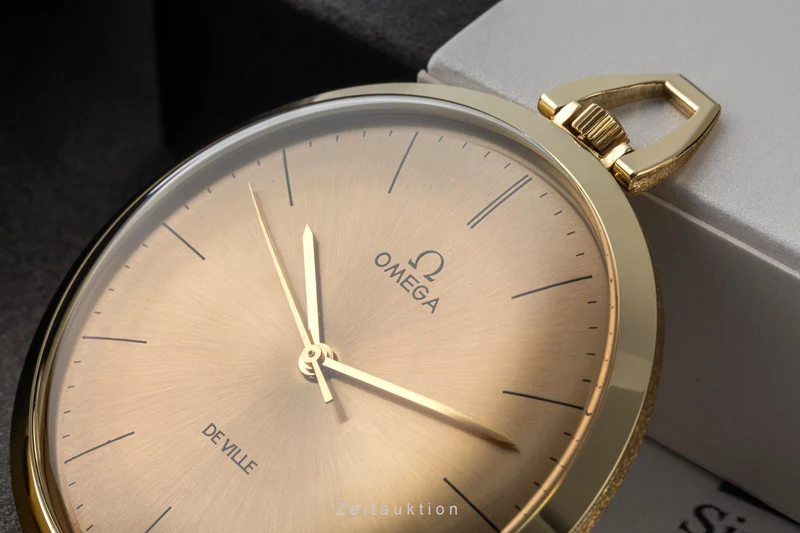 Omega De Ville 14 ct yellow gold manual winding pocket watch 1317714 [2305602]