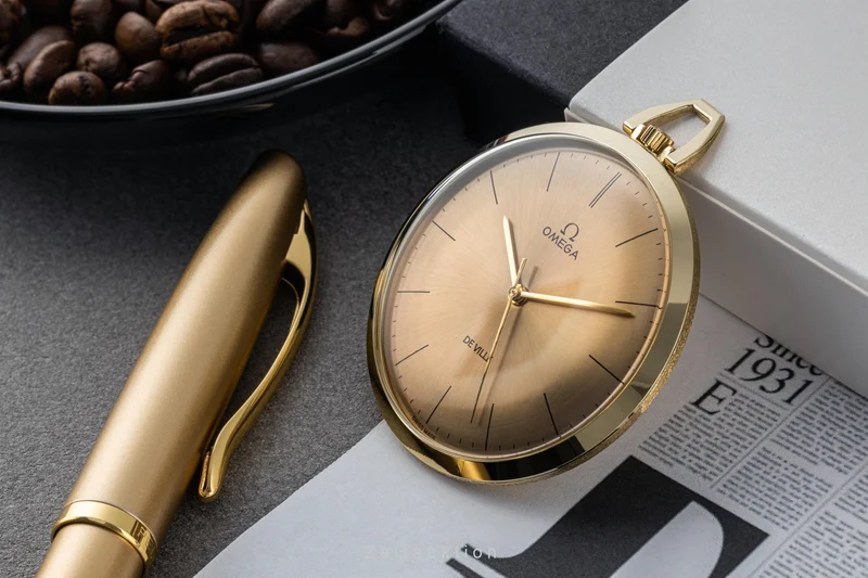 Omega De Ville 14 ct yellow gold manual winding pocket watch 1317714 [2305602]