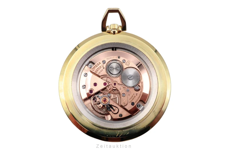 Omega De Ville 14 ct yellow gold manual winding pocket watch 1317714 [2305602]