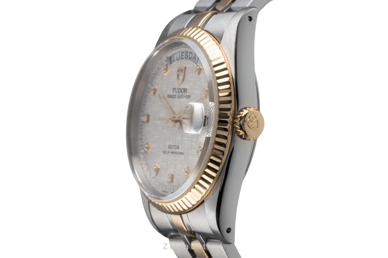 Tudor Date-Day steel / gold automatic men's watch 76213 [2503179]