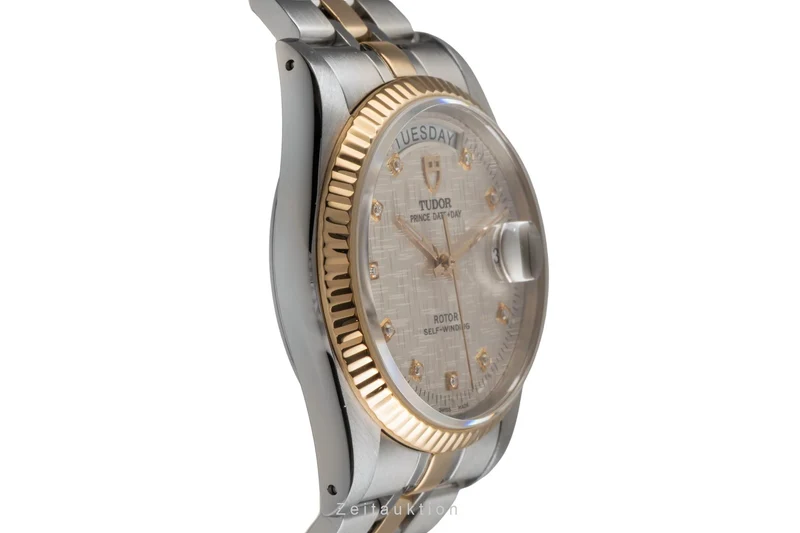 Tudor Date-Day steel / gold automatic men's watch 76213 [2503179]