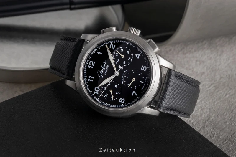 Glashütte Senator chronograph steel automatic men's watch 1-39-31-13-17-04 [2503655]