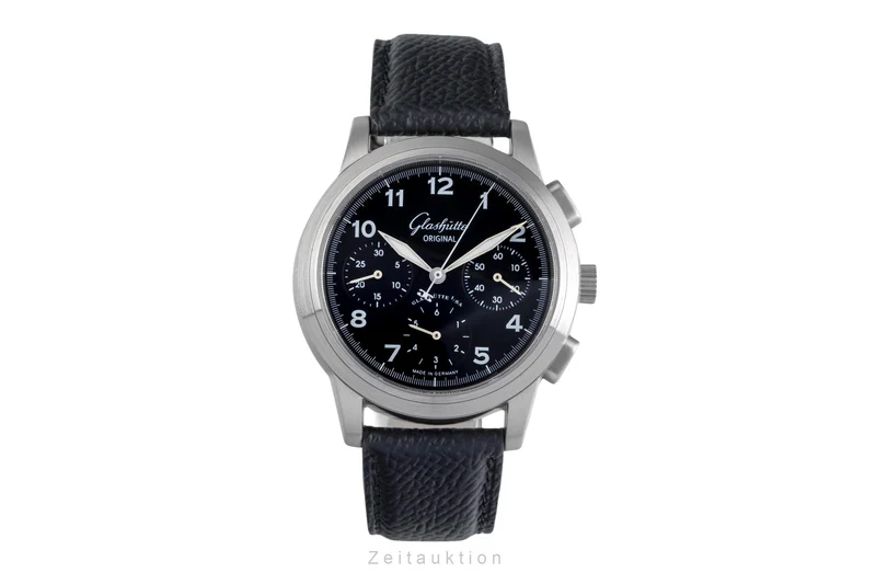 Glashütte Senator chronograph steel automatic men's watch 1-39-31-13-17-04 [2503655]