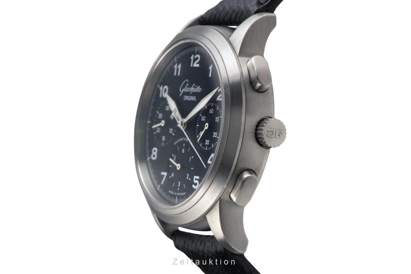 Glashütte Senator chronograph steel automatic men's watch 1-39-31-13-17-04 [2503655]