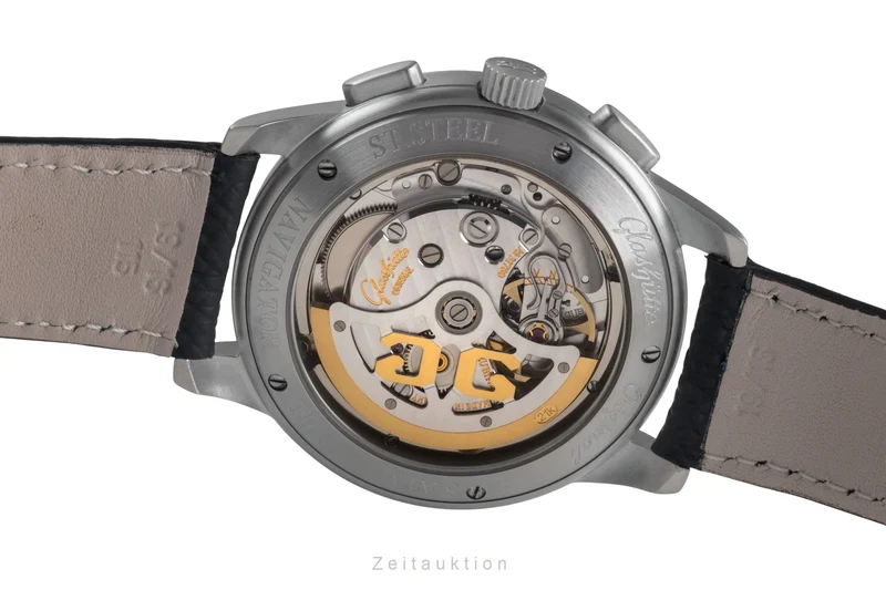 Glashütte Senator chronograph steel automatic men's watch 1-39-31-13-17-04 [2503655]