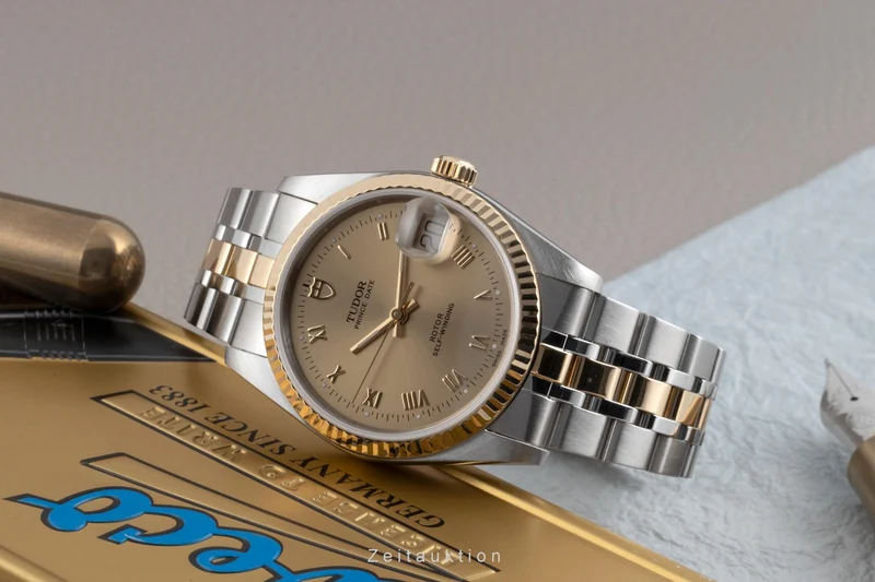 Tudor Prince Date steel / gold automatic men's watch 74033 [2503109]