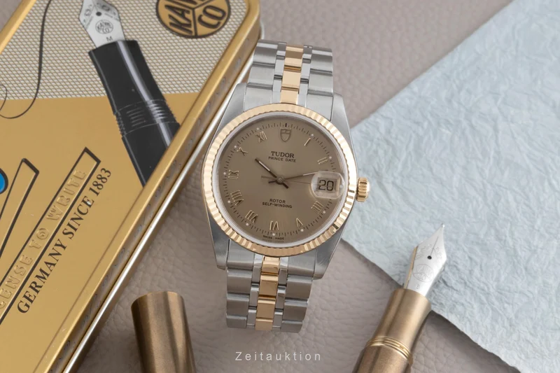Tudor Prince Date steel / gold automatic men's watch 74033 [2503109]