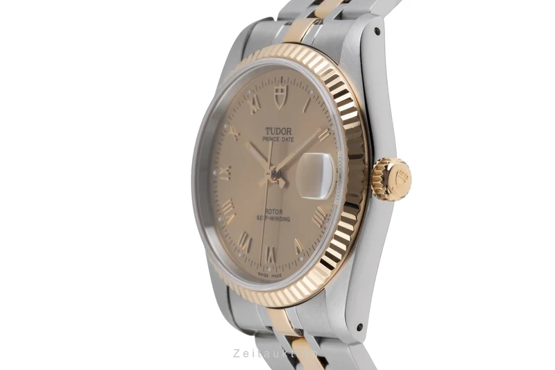 Tudor Prince Date steel / gold automatic men's watch 74033 [2503109]