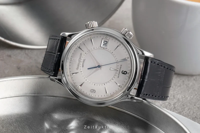Jaeger LeCoultre Master Control steel automatic men's watch 141.8.97 LP: 15400EUR [2503425]