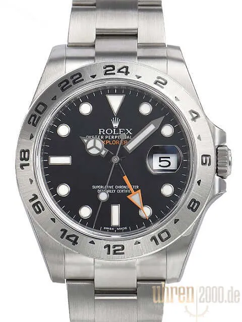 Rolex Explorer II 216570 Schwarz 2017 ungetragen LC100