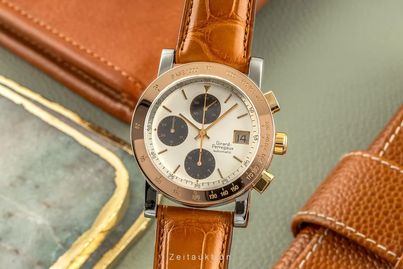 Girard Perregaux 7000 chronograph steel / gold automatic men's watch 7000 GBM [2400650]