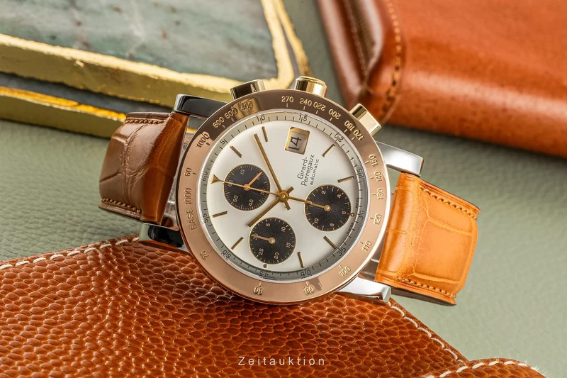 Girard Perregaux 7000 chronograph steel / gold automatic men's watch 7000 GBM [2400650]