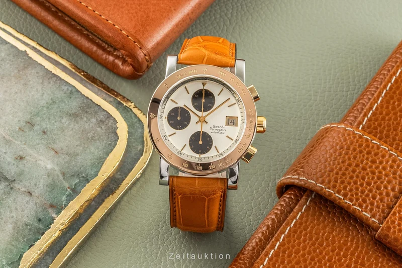 Girard Perregaux 7000 chronograph steel / gold automatic men's watch 7000 GBM [2400650]