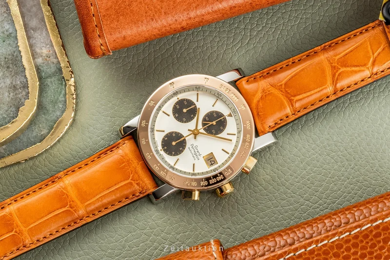 Girard Perregaux 7000 chronograph steel / gold automatic men's watch 7000 GBM [2400650]