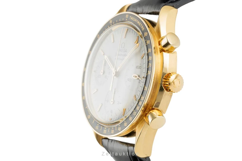 Omega Speedmaster chronograph 18 ct gold automatic men's watch 3612.20.20, 175.0032 LP: 21300EUR [2400641]