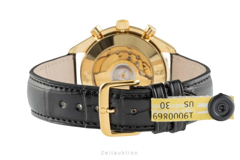 Omega Speedmaster chronograph 18 ct gold automatic men's watch 3612.20.20, 175.0032 LP: 21300EUR [2400641]