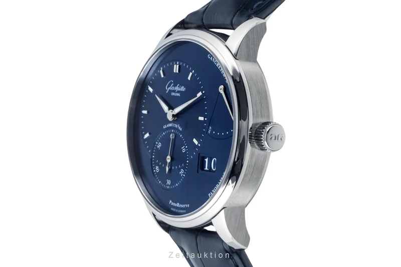 Glashütte PanoReserve steel manual winding men's watch 1-65-01-26-12-35 LP: 11800EUR [2400637]