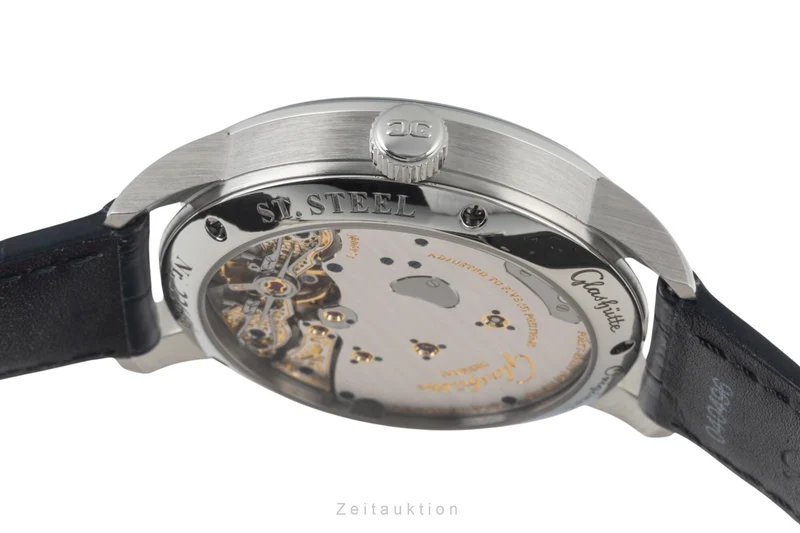 Glashütte PanoReserve steel manual winding men's watch 1-65-01-26-12-35 LP: 11800EUR [2400637]