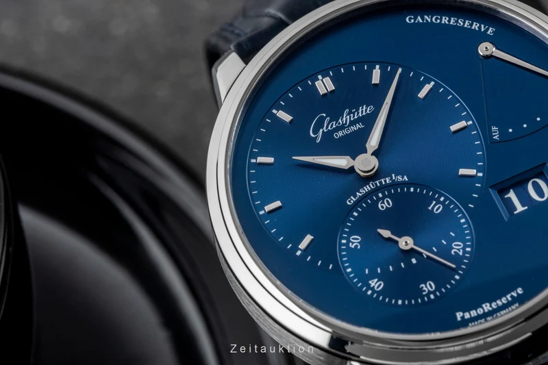 Glashütte PanoReserve steel manual winding men's watch 1-65-01-26-12-35 LP: 11800EUR [2400637]