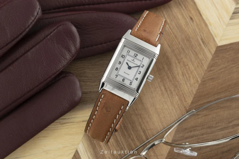 Jaeger LeCoultre Reverso steel quartz women's watch 260.8.08 LP: 5150EUR [2200722]