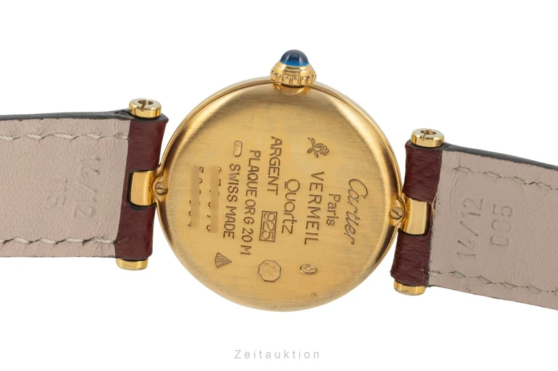 Cartier Vermeil silver-gilt quartz women's watch 590004 [2400570]
