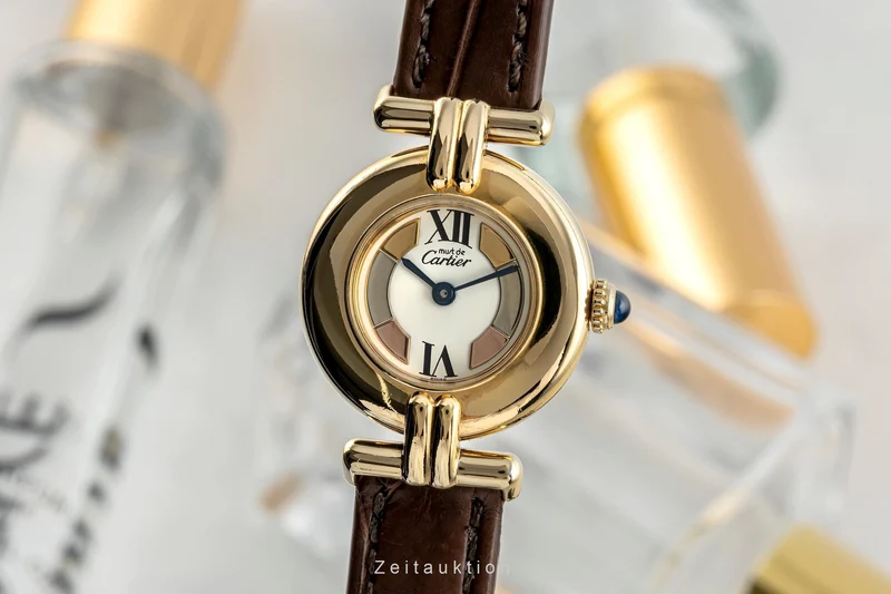Cartier Vermeil silver-gilt quartz women's watch 590002 [2400557]