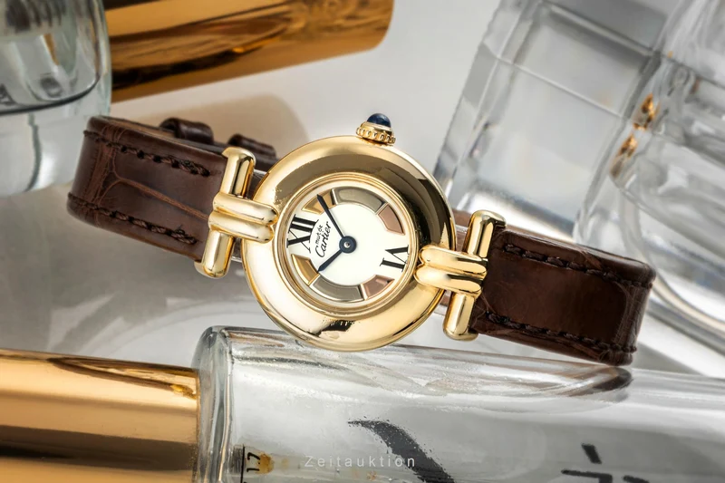 Cartier Vermeil silver-gilt quartz women's watch 590002 [2400557]