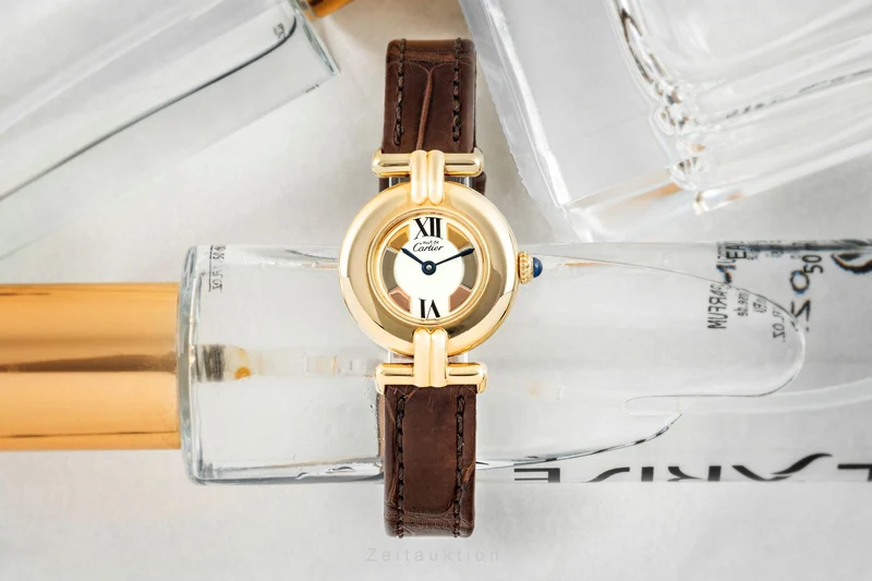 Cartier Vermeil silver-gilt quartz women's watch 590002 [2400557]