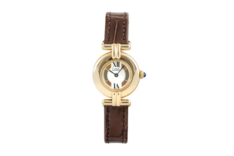 Cartier Vermeil silver-gilt quartz women's watch 590002 [2400557]