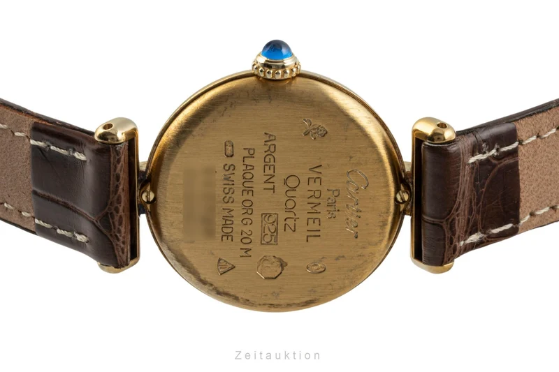 Cartier Vermeil silver-gilt quartz women's watch 590002 [2400557]