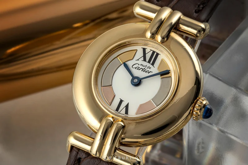 Cartier Vermeil silver-gilt quartz women's watch 590002 [2400557]